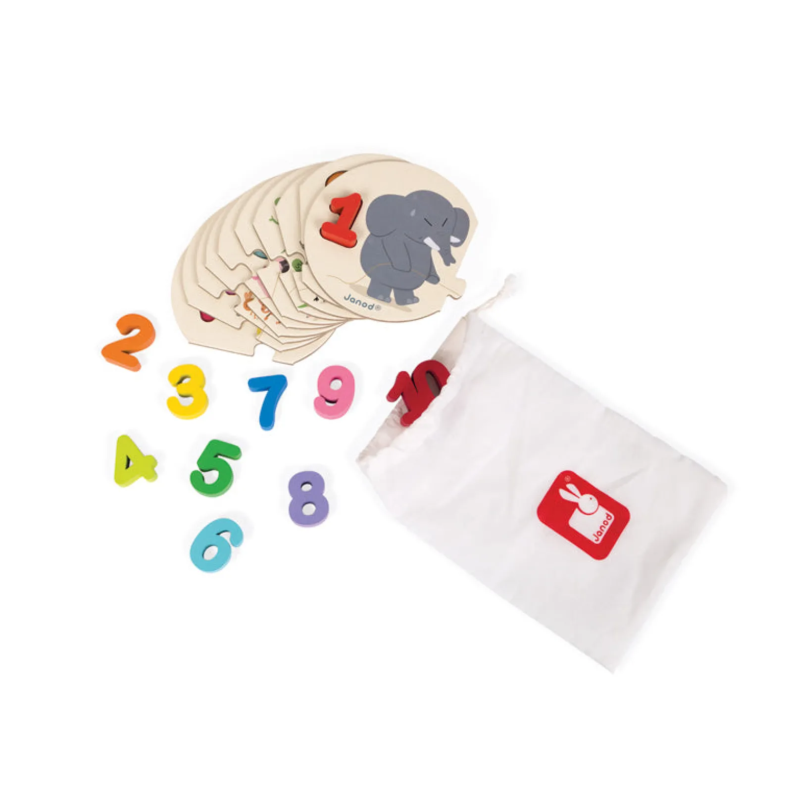 Kinder Little Helper Montessori-Puzzle zum Zählenlernen | ABC und 123 lernen | Pädagogisches Aktivitätsspielzeug | Ab 3 Jahren
