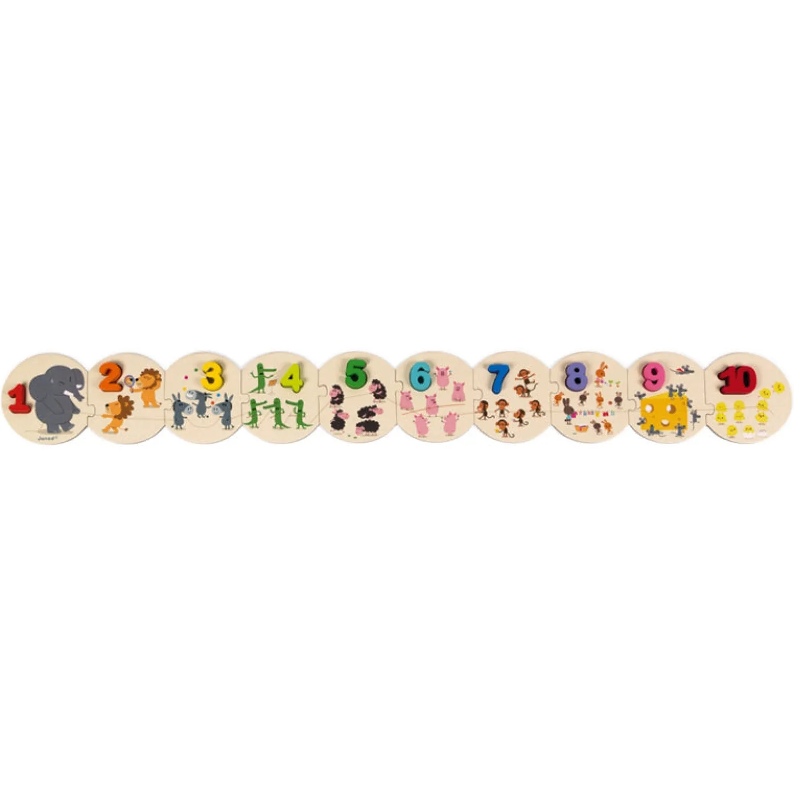 Kinder Little Helper Montessori-Puzzle zum Zählenlernen | ABC und 123 lernen | Pädagogisches Aktivitätsspielzeug | Ab 3 Jahren