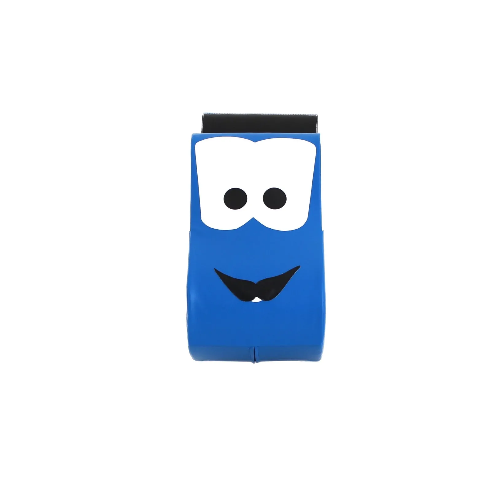 Little Helper Montessori-Schaukelstuhl aus Kunstleder | Weiches Schaukelspielzeug zum Aufsitzen | Weiches Spielauto | Blau | 12Monate+