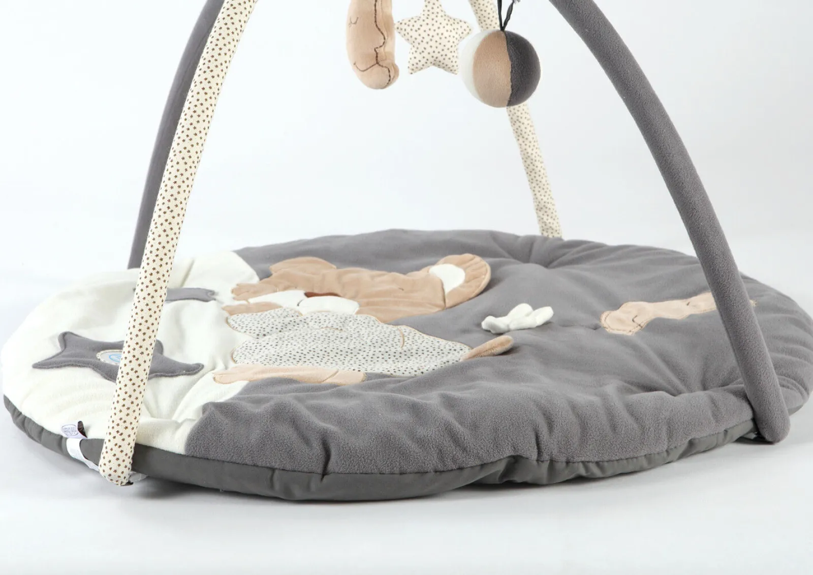Kinder Little Helper Üppig superweiches und gepolstertes Baby-Spielgymnastikball mit 6 sensorischen Spielzeugen | Aktivitäts-Spielmatte