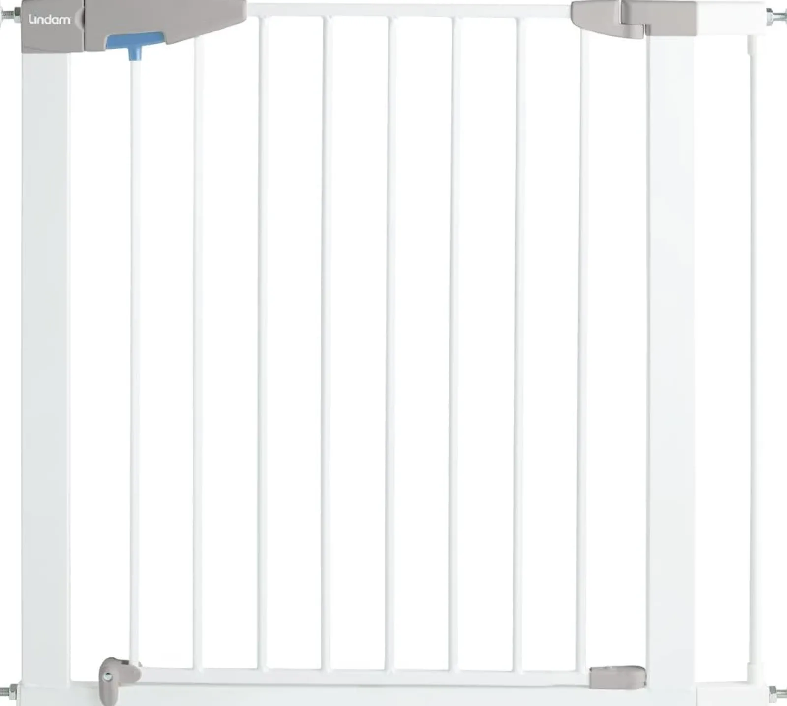 Kinder Little Helper Preisgekröntes Lindam White Sure Shut Pressure Fit Treppenschutzgitter | Babytor | Ausziehbares Schutzgitter (76–82 cm)