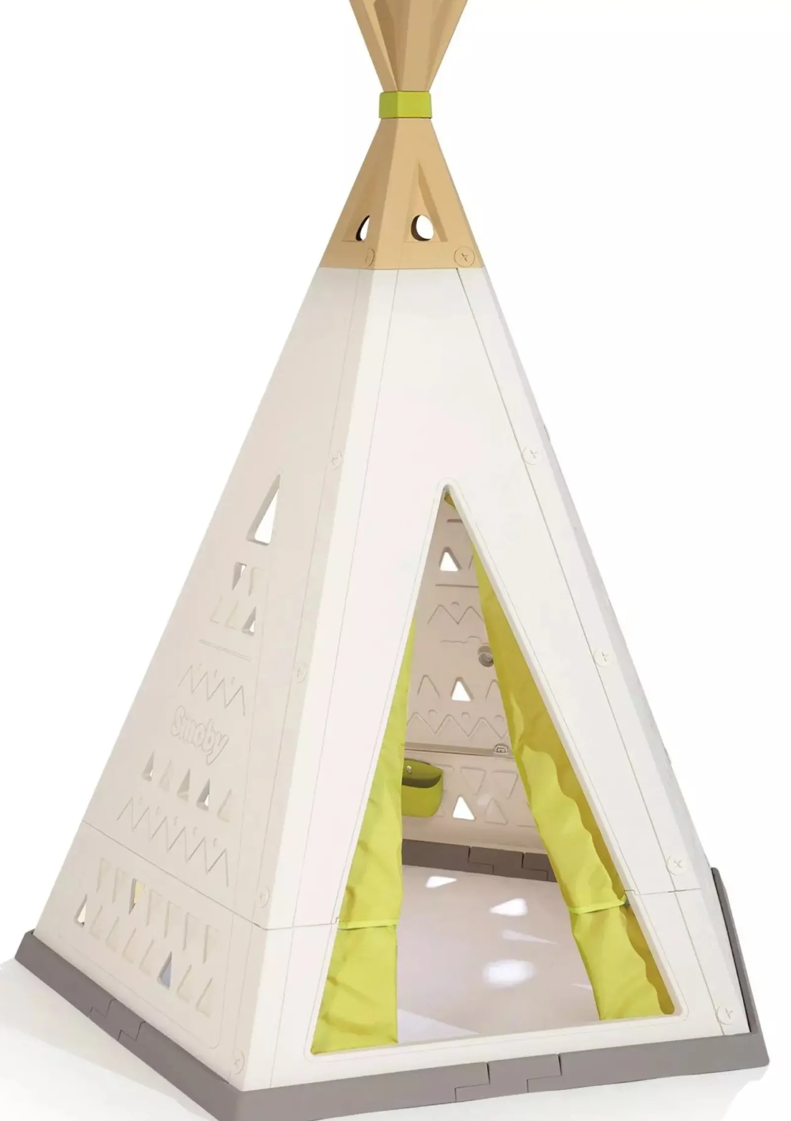 Little Helper Recycelbares, robustes und stabiles Montessori-Tipi für Kinder zum Mitwachsen | UV-beständiges Spielhaus für draußen | 1,82 m hoch