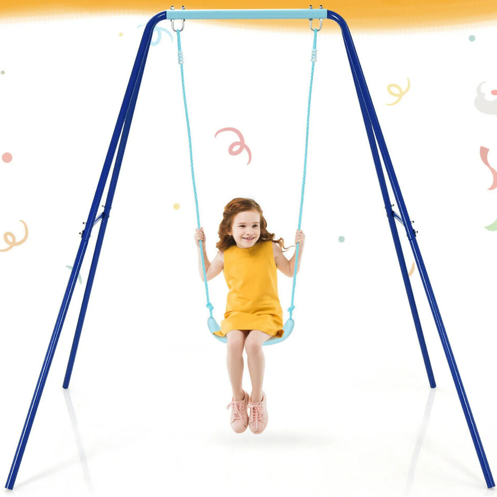Little Helper Rost- und schlagfestes Schaukelset für Kinder | Superstark und sicher | 3-7 Jahre