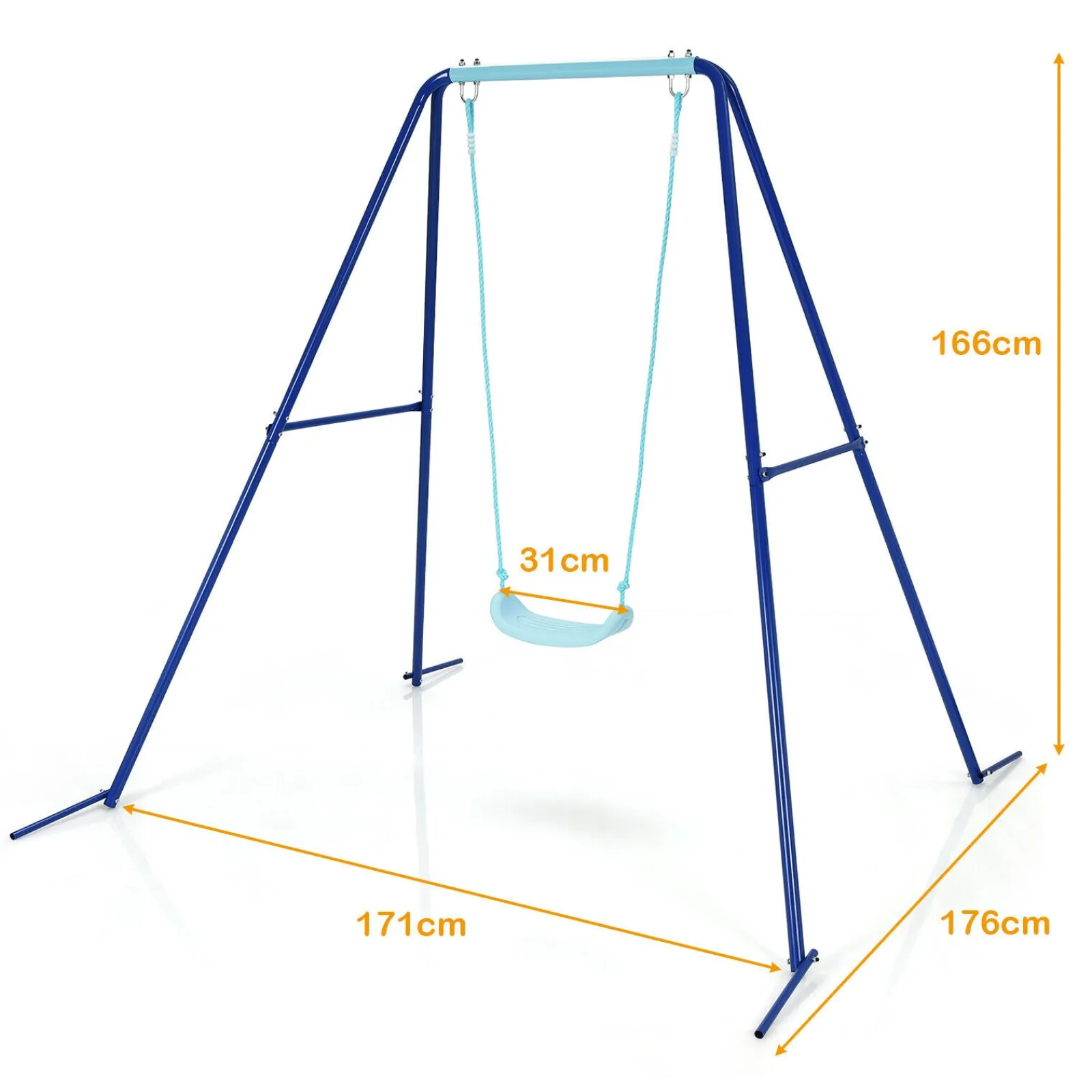 Little Helper Rost- und schlagfestes Schaukelset für Kinder | Superstark und sicher | 3-7 Jahre