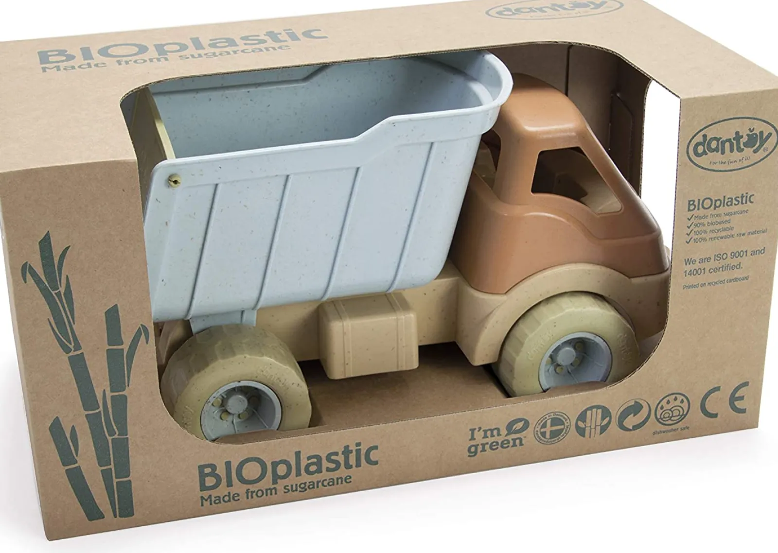 Little Helper Spielzeug-LKW aus 100 % recycelbarem Bio-Kunststoff | Spielzeug für drinnen und draußen | Kipplaster
