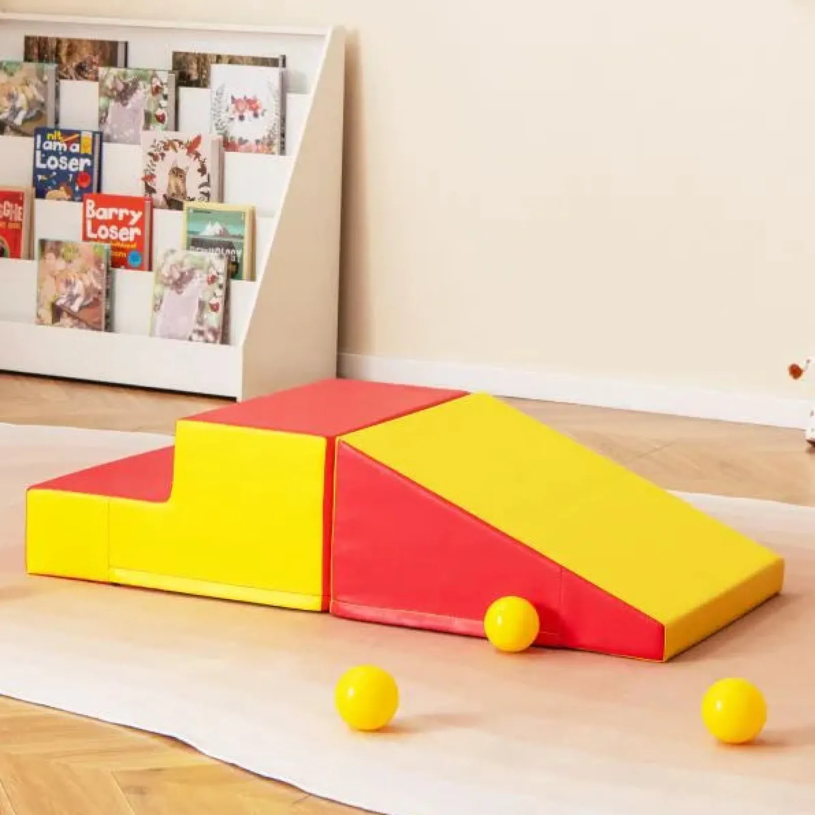 Kinder Little Helper 2-teiliger Stufen- und Rutschkletterer für Säuglinge und Kleinkinder | Sanftes Spiel