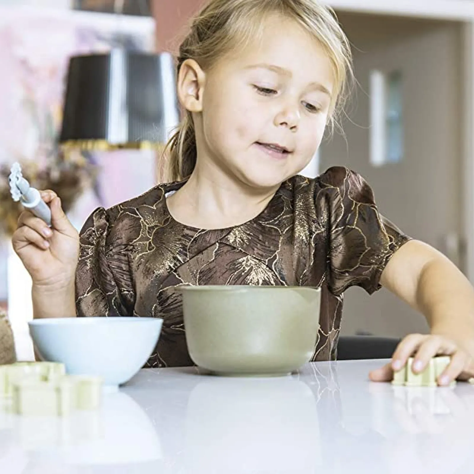 Little Helper 11-Teiliges Backset Aus 100 % Recycelbarem Bio-Kunststoff | Umweltbewusst | Montessori-Lernen | Ab 2 Jahren
