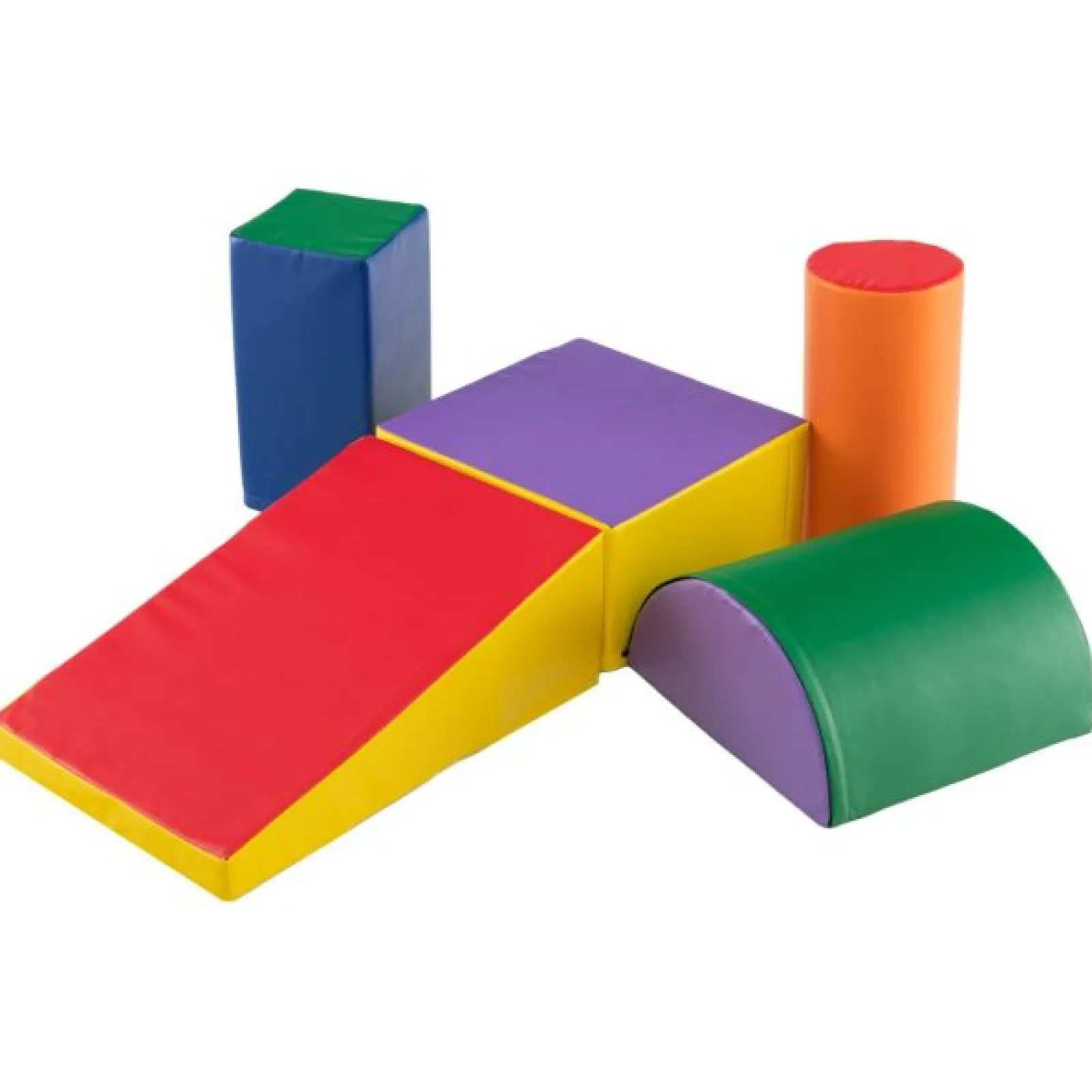 Kinder Little Helper 5-teiliges Montessori-Softspielgerät für den Innenbereich | Schaumstoff-Spielset | Primärfarben | 6 Monate+