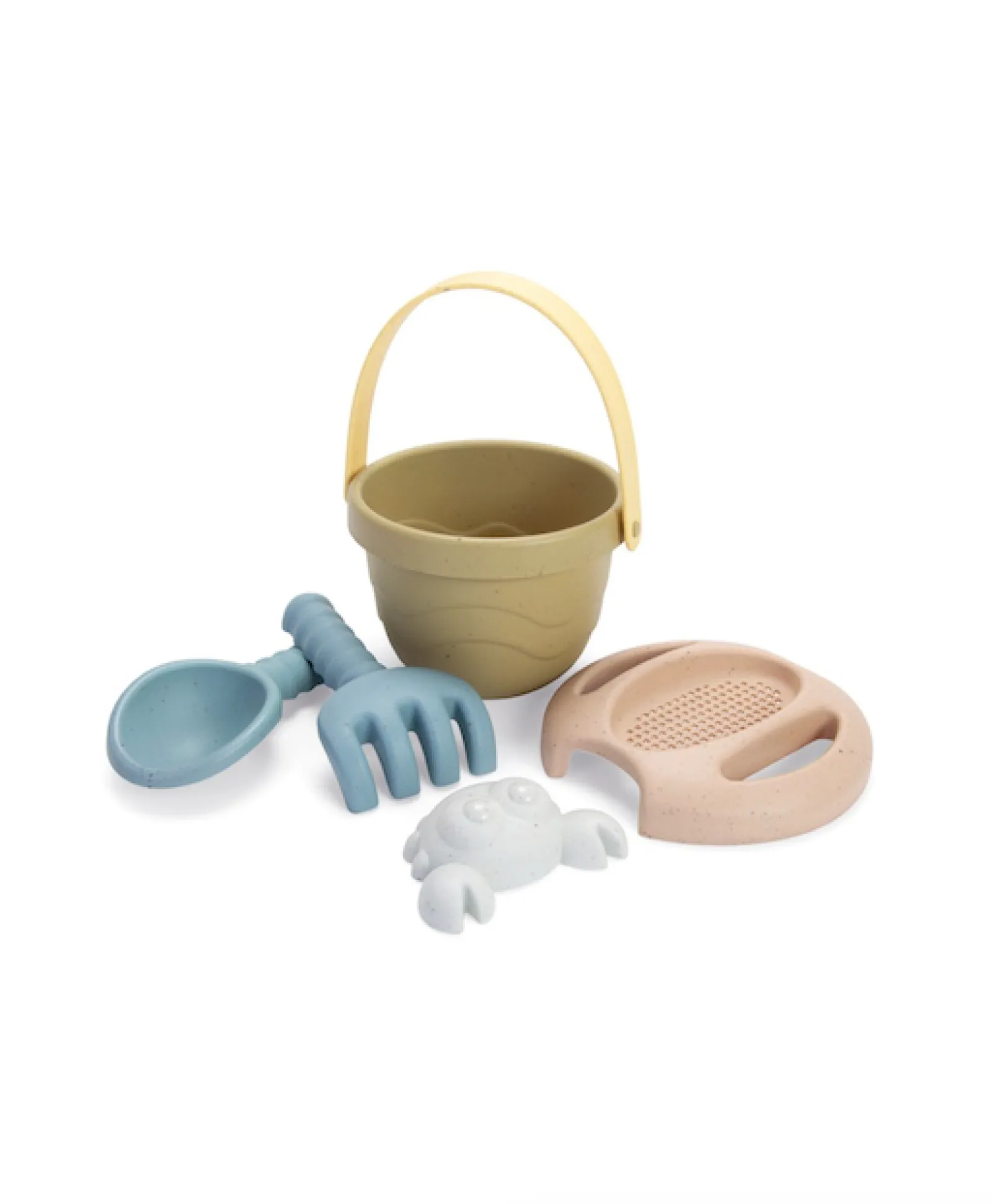Little Helper 4-teiliges Sand- und Wasserspielset aus 100 % recycelbarem BIOKunststoff | Sandkastenspielzeug für draußen | Ab 2 Jahren