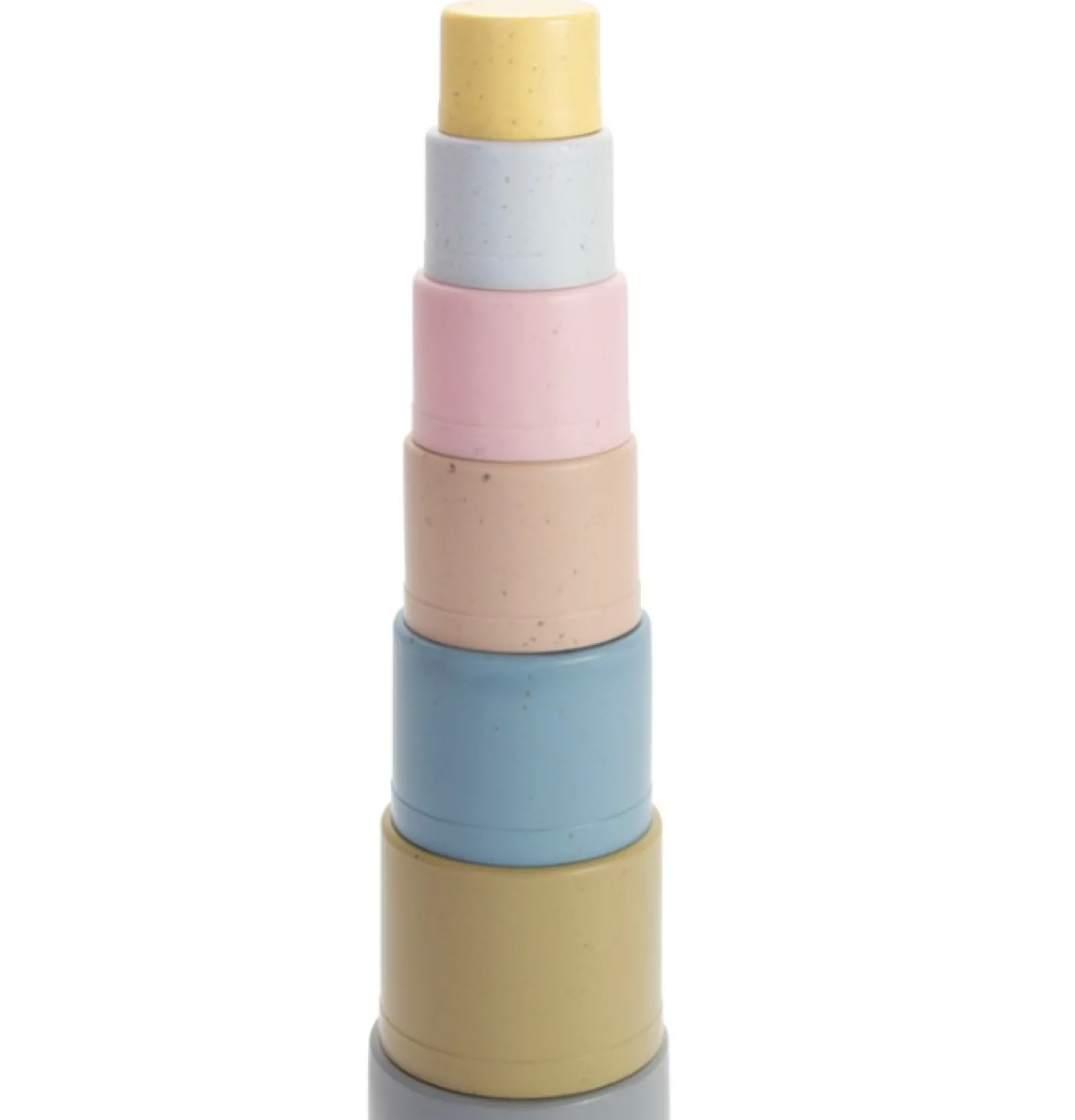 Little Helper 7-teiliges Stapelbecher-Set aus 100 % recycelbarem Bio-Kunststoff | Umweltfreundliches Spielzeug für drinnen und draußen | Ab 10Monaten