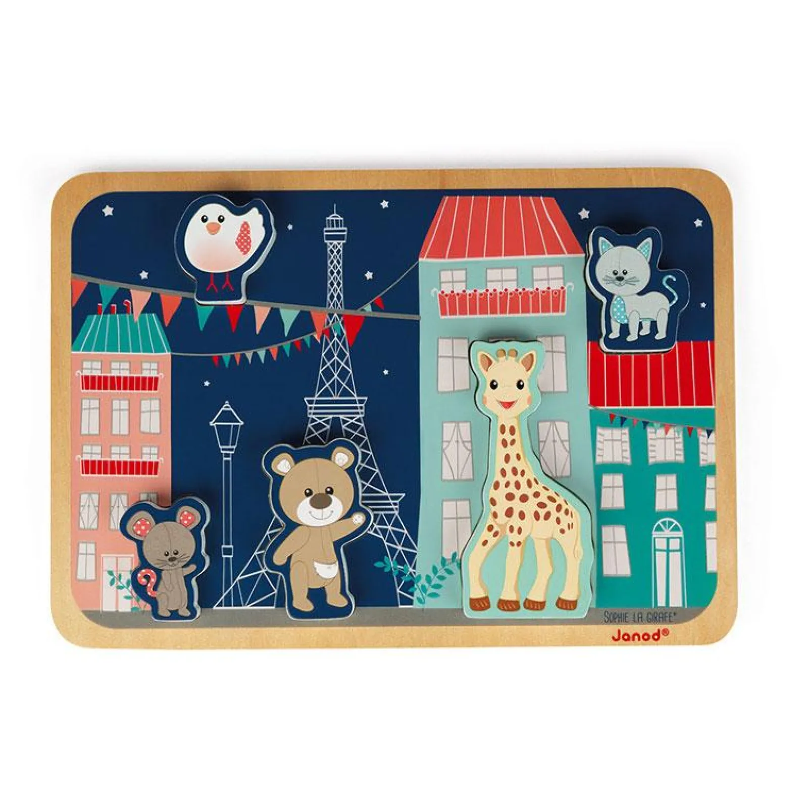 Kinder Little Helper Vorschulspielzeug | Sophie, die Giraffe, großes Puzzle, 5-teilig | Puzzles & Spiele