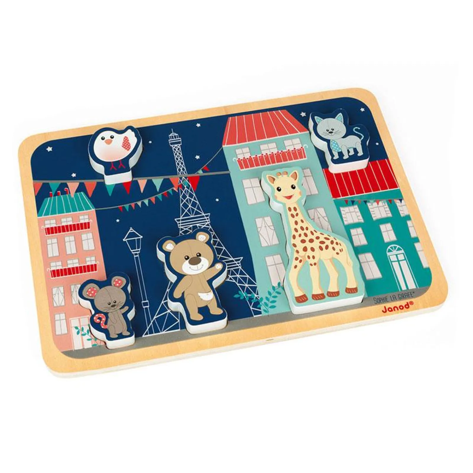 Kinder Little Helper Vorschulspielzeug | Sophie, die Giraffe, großes Puzzle, 5-teilig | Puzzles & Spiele