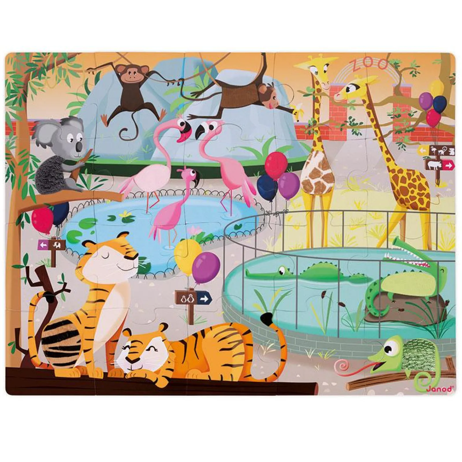 Kinder Little Helper Vorschulspielzeug | Tastpuzzle „Ein Tag Im Zoo“ | Puzzles & Spiele