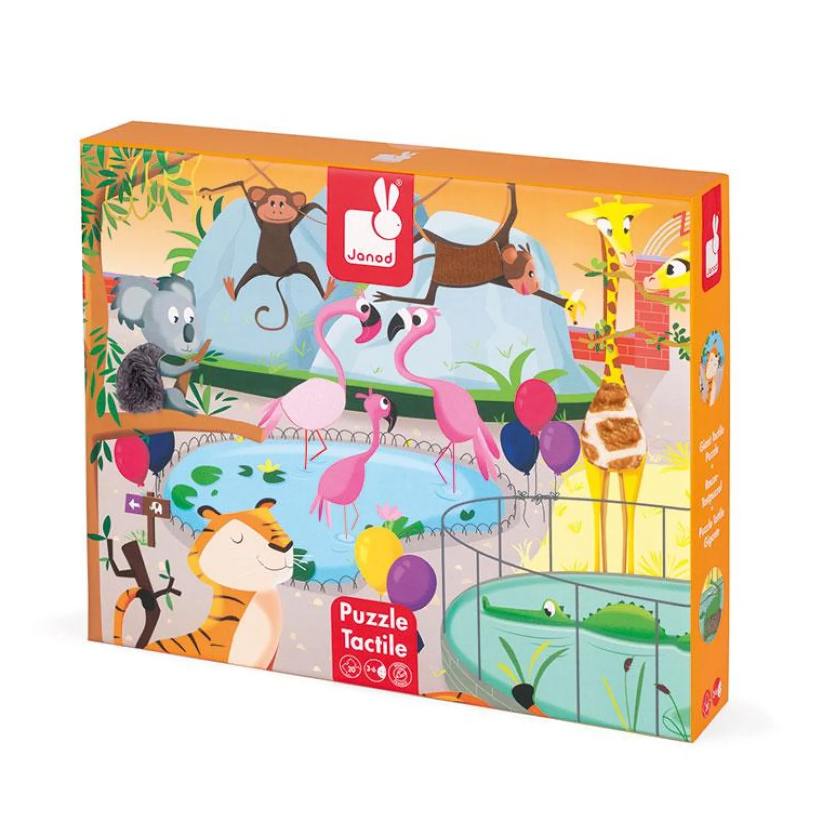 Kinder Little Helper Vorschulspielzeug | Tastpuzzle „Ein Tag Im Zoo“ | Puzzles & Spiele