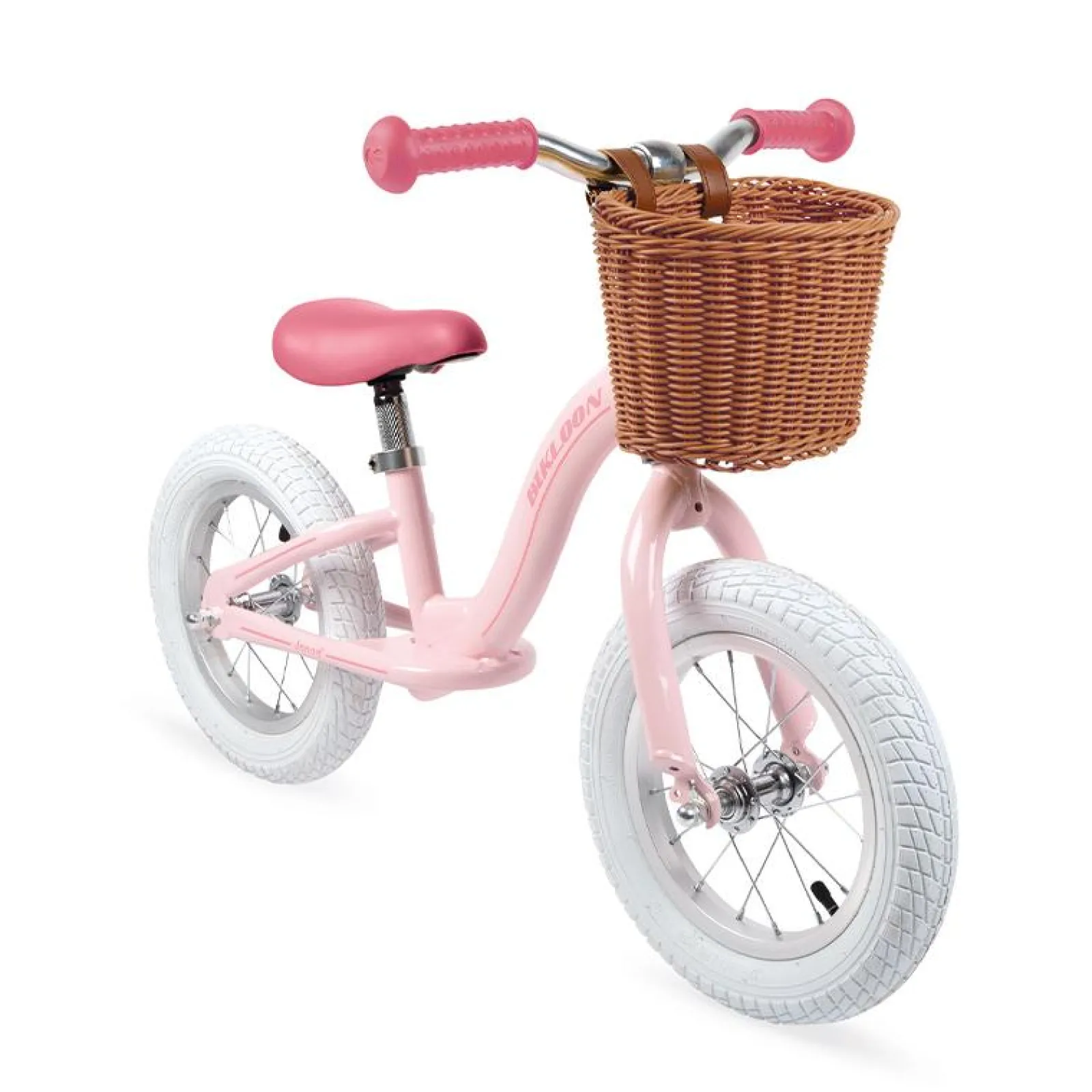 Kinder Little Helper Wippen, Rutscher Und Fahrräder | Laufrad Aus Metall Im Vintage-Stil Von Bikloon | Rosa | Fahrräder