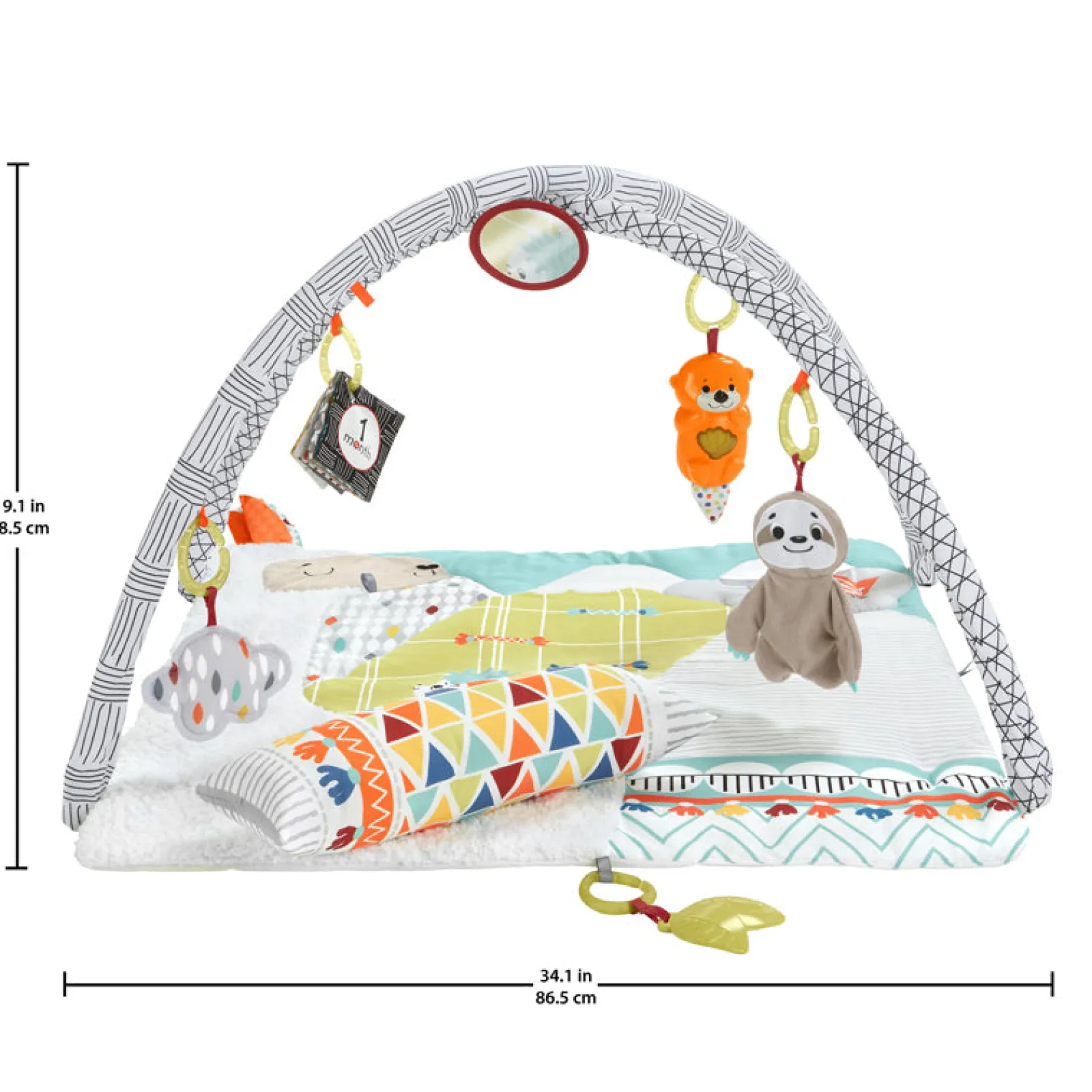 Kinder Little Helper Wolken Auf Dem Land | Luxuriöse, Weiche Sensorische Baby-Spielmatte | Baby-Fitnessstudio