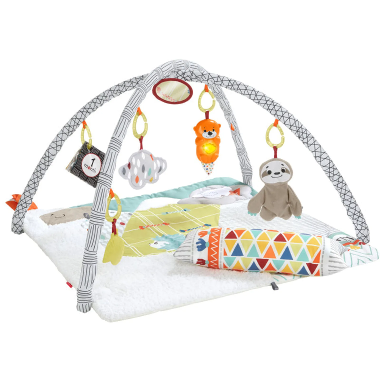 Kinder Little Helper Wolken Auf Dem Land | Luxuriöse, Weiche Sensorische Baby-Spielmatte | Baby-Fitnessstudio