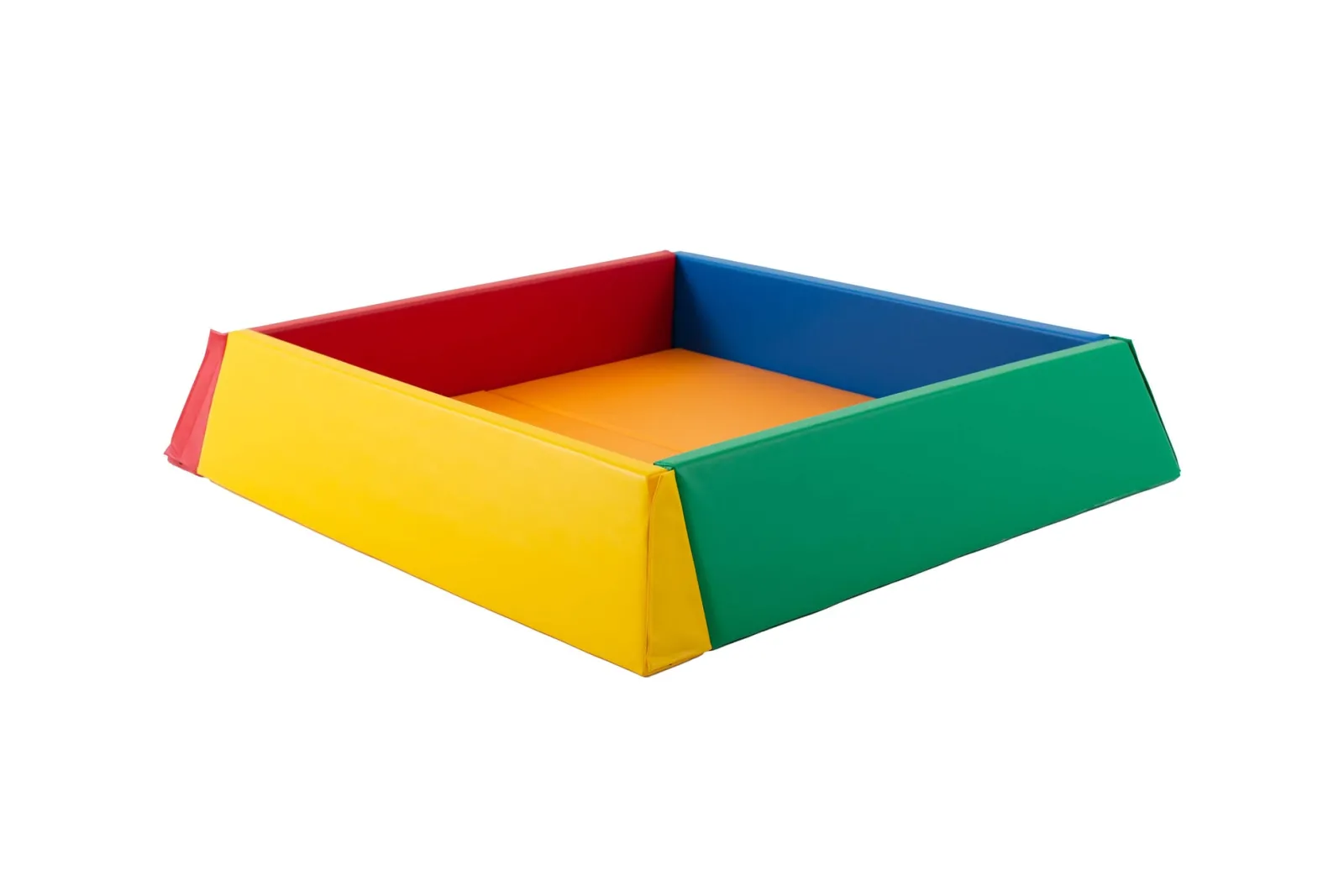 Kinder Little Helper XL-Montessori-Bällebad-Softplay-Set | Bällebad mit innerer Bodenmatte | 1,58 m im Quadrat | Primärfarben | 3m+