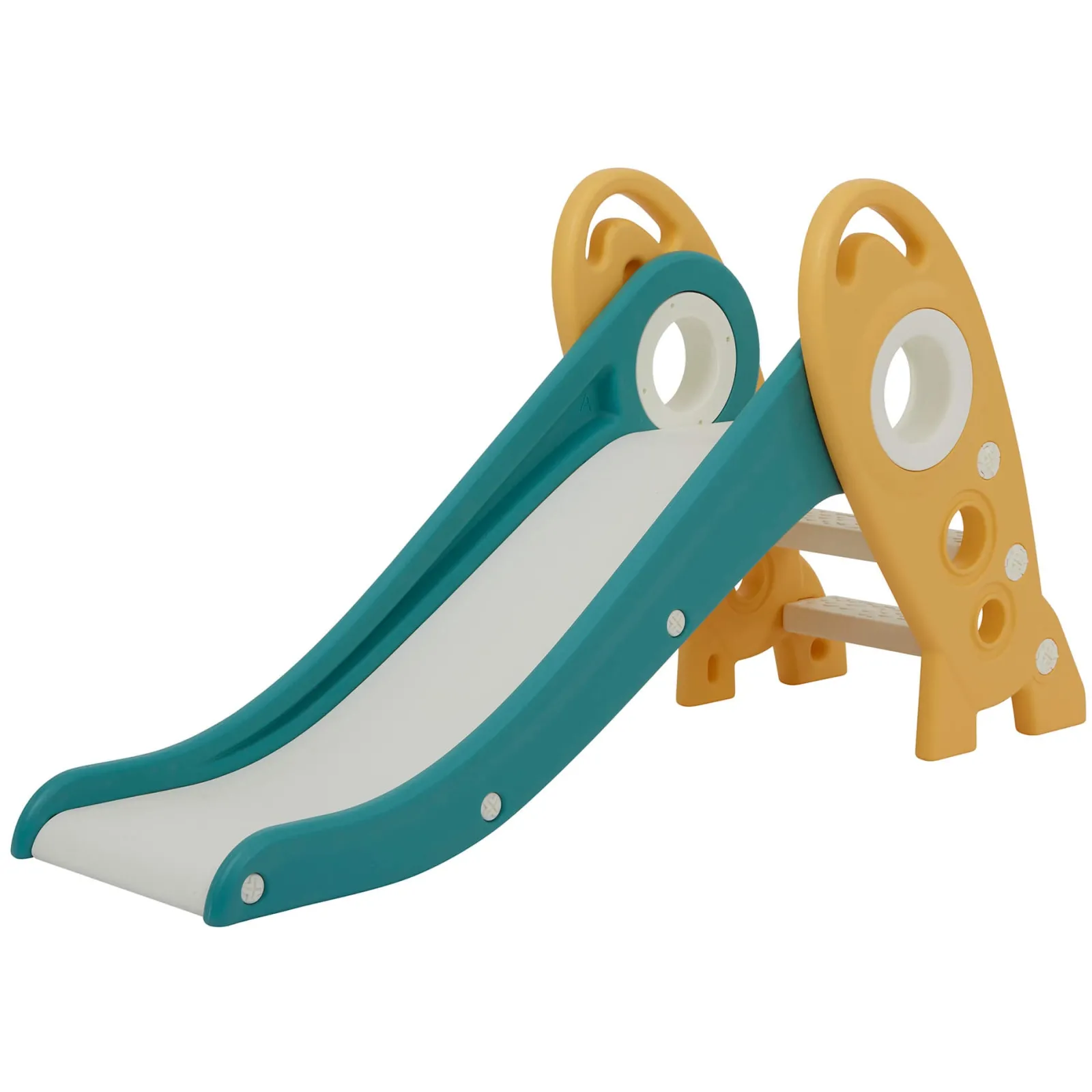 Kinder Little Helper Zusammenklappbare Montessori-Rutsche für Kinder | umweltbewusste Raketenrutsche | drinnen und draußen | mehrfarbig | ab 24m