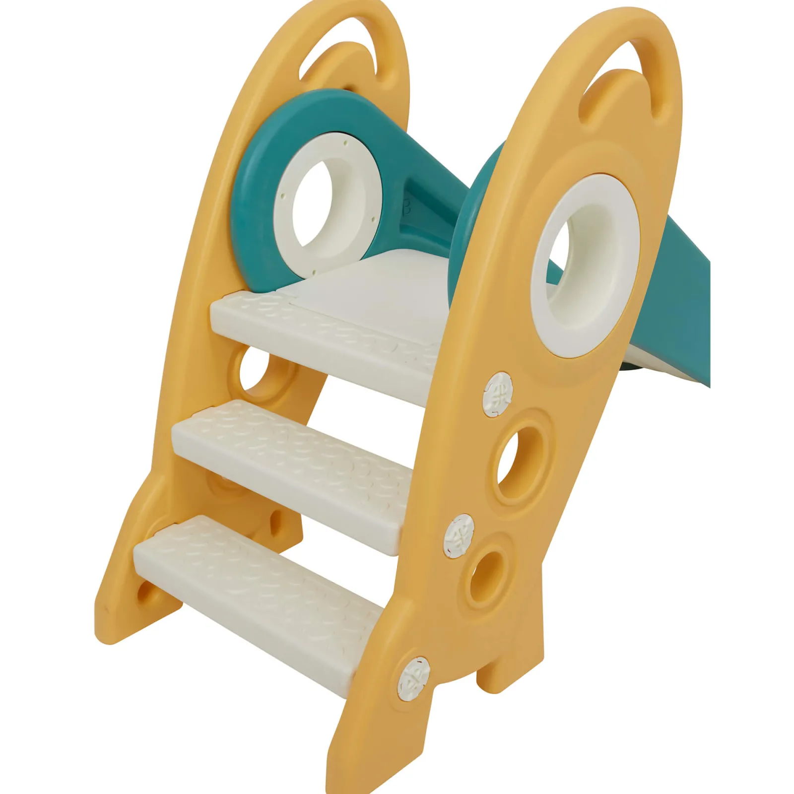 Kinder Little Helper Zusammenklappbare Montessori-Rutsche für Kinder | umweltbewusste Raketenrutsche | drinnen und draußen | mehrfarbig | ab 24m